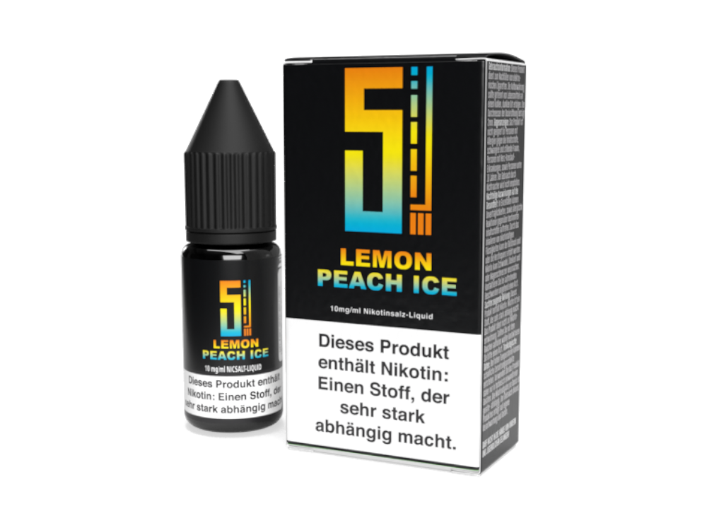 5EL - Lemon Peach Ice - Nikotinsalz Liquid 10ml