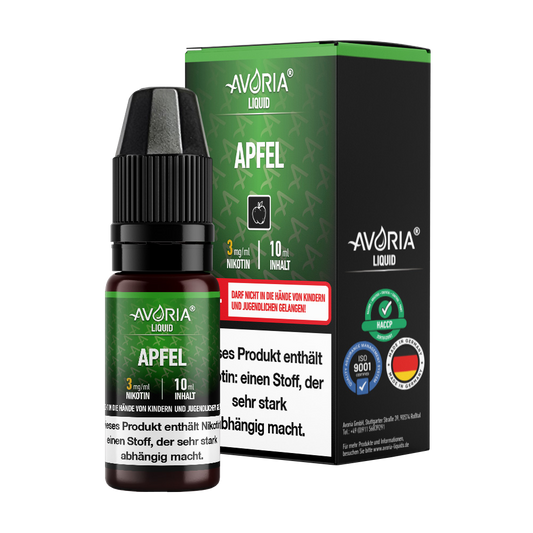 Avoria - 10ml E-Zigaretten Liquid - Apfel