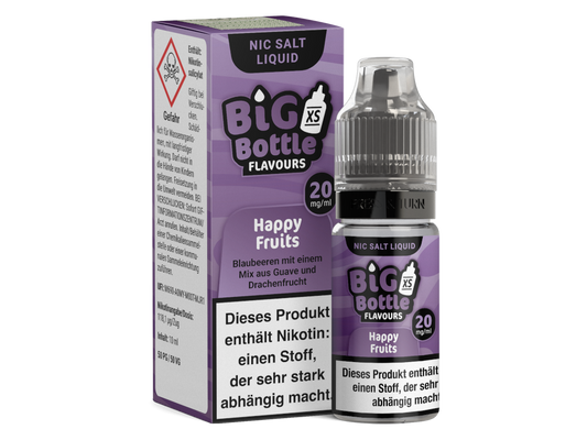 Big Bottle - Happy Fruits - Nikotinsalz Liquid 10ml