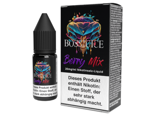 Boss Juice - Berry Mix - Nikotinsalz Liquid 10ml