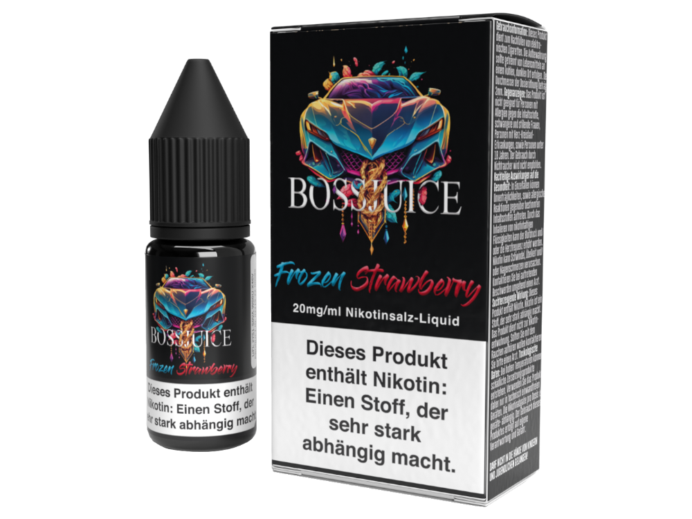 Boss Juice - Frozen Strawberry - Nikotinsalz Liquid 10ml