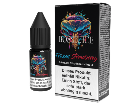 Boss Juice - Frozen Strawberry - Nikotinsalz Liquid 10ml