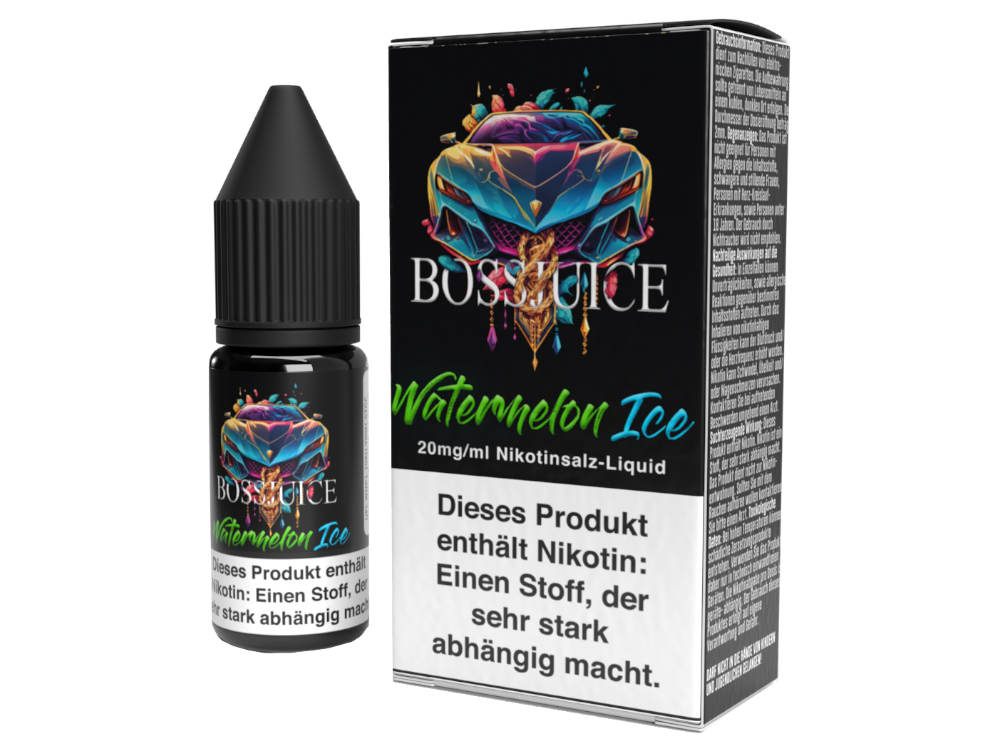 Boss Juice - Watermelon Ice - Nikotinsalz Liquid 10ml