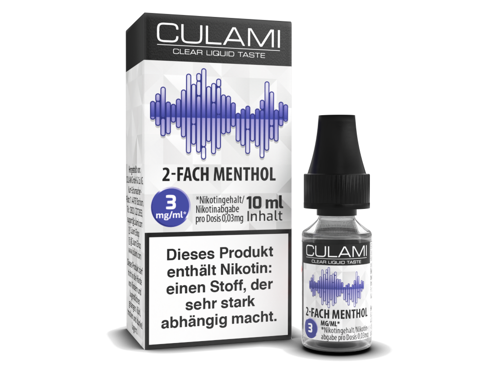 Culami - Liquids 10ml - 2 Fach Menthol