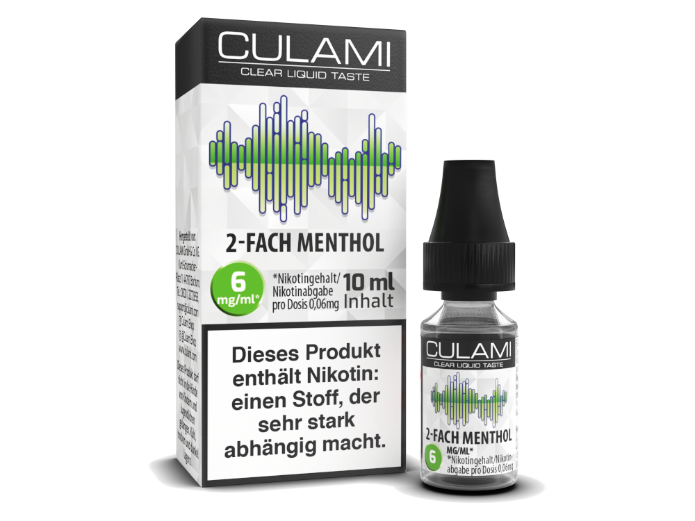 Culami - Liquids 10ml - 2 Fach Menthol