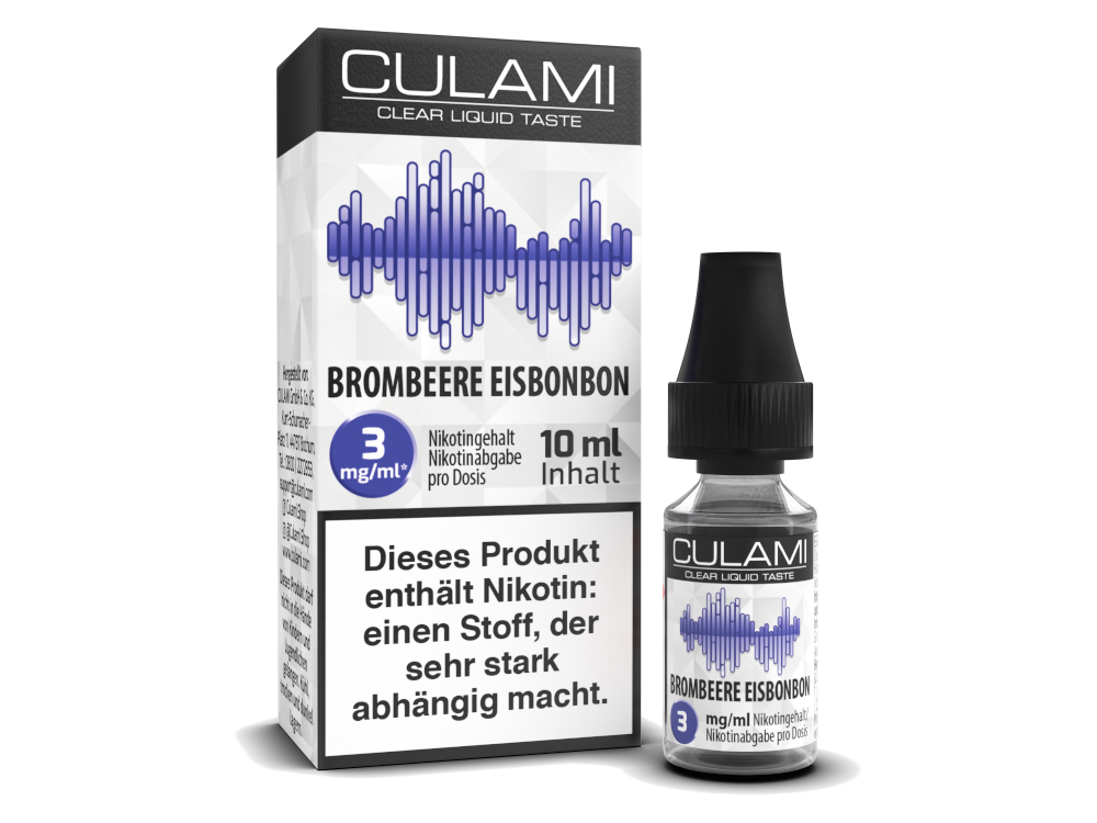 Culami - 10ml Liquids - Brombeere Eisbonbon