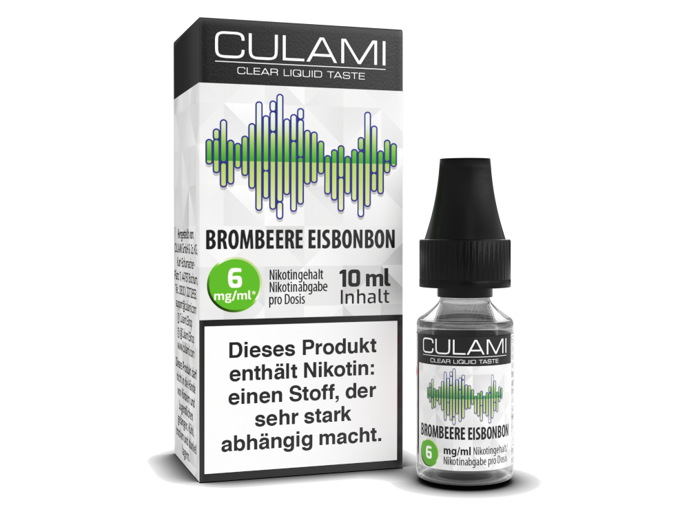 Culami - 10ml Liquids - Brombeere Eisbonbon