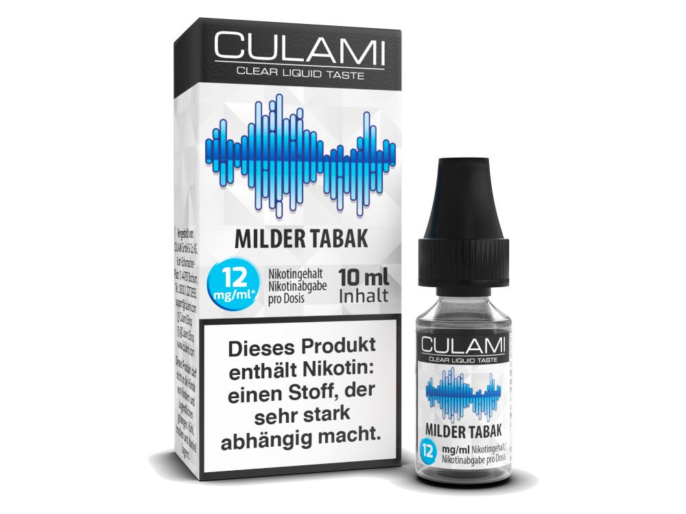 Culami - Liquids 10ml - Milder Tabak