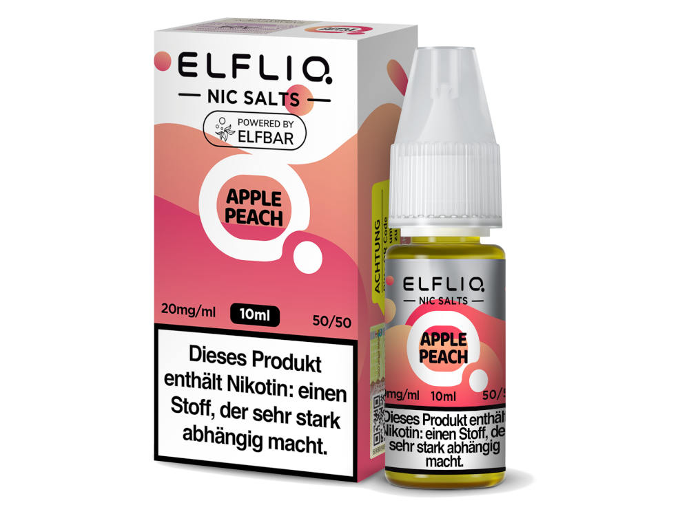 ELFLIQ - Apple Peach - Nikotinsalz Liquid 10ml