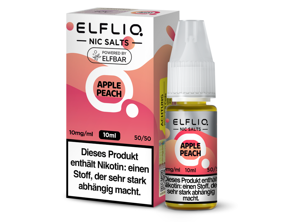 ELFLIQ - Apple Peach - Nikotinsalz Liquid 10ml