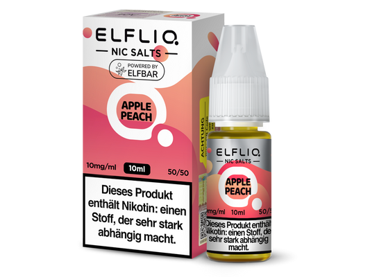 ELFLIQ - Apple Peach - Nikotinsalz Liquid 10ml