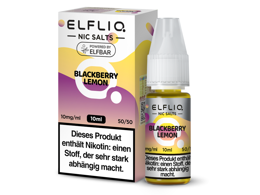 ELFLIQ - Blackberry Lemon - Nikotinsalz Liquid 10ml