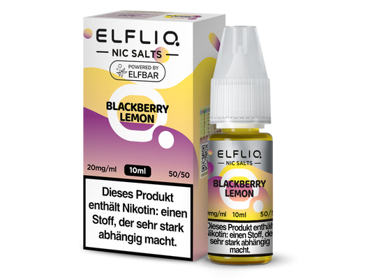 ELFLIQ - Blackberry Lemon - Nikotinsalz Liquid 10ml