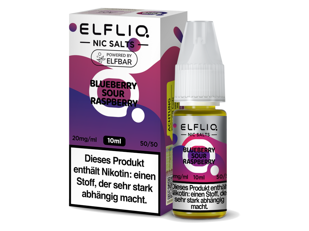 ELFLIQ - Blueberry Sour Raspberry - Nikotinsalz Liquid 10ml