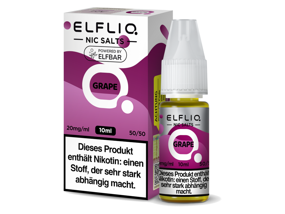 ELFLIQ - Grape - Nikotinsalz Liquid 10ml