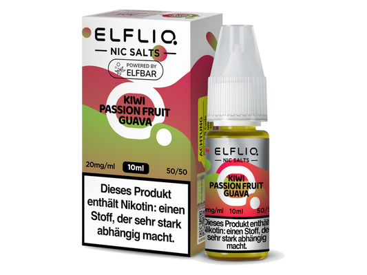 ELFLIQ - Kiwi Passion Fruit Guava - Nikotinsalz Liquid 10ml