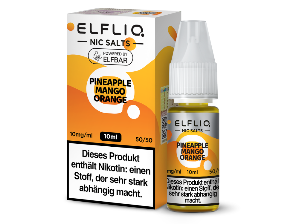 ELFLIQ - Pineapple Mango Orange - Nikotinsalz Liquid 10ml