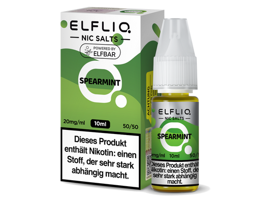 ELFLIQ - Spearmint - Nikotinsalz Liquid 10ml