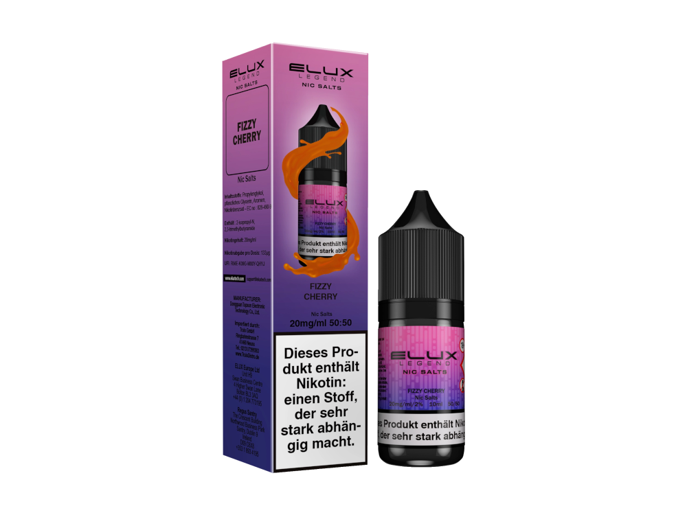 Elux - Nikotinsalz Liquid 10ml - Fizzy Cherry