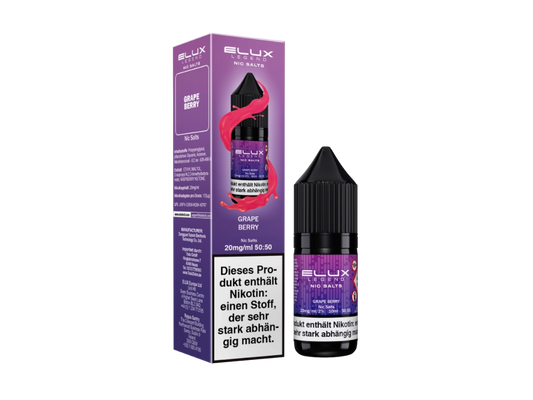 Elux - Nikotinsalz Liquid 10ml - Grape Berry