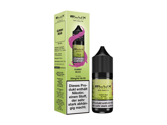 Elux - Nikotinsalz Liquid 10ml - Gummy Bear