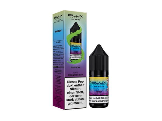 Elux - Nikotinsalz Liquid 10ml - Rainbow