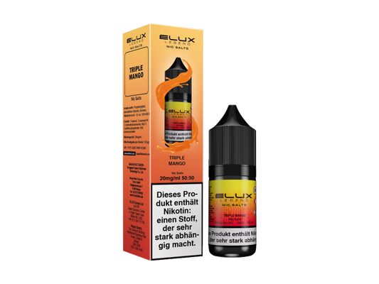 Elux - Nikotinsalz Liquid 10ml - Triple Mango