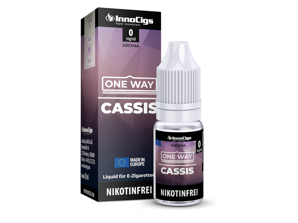 InnoCigs - One Way - Cassis - Nikotinsalz Liquid 10ml