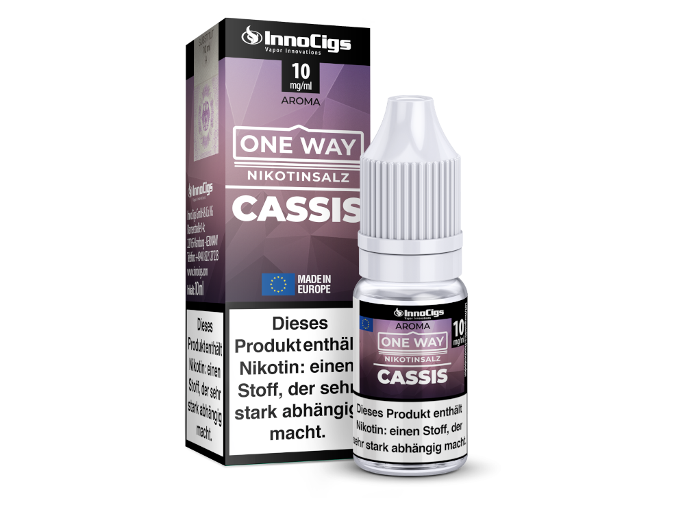 InnoCigs - One Way - Cassis - Nikotinsalz Liquid 10ml