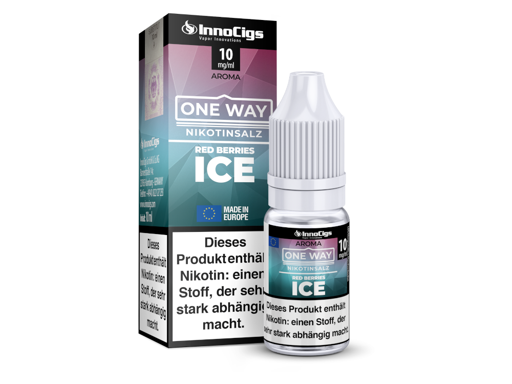 InnoCigs - One Way - Red Berries Ice - Nikotinsalz Liquid 10ml