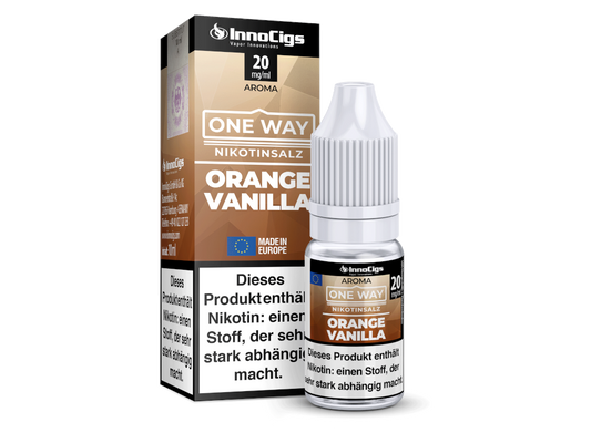 InnoCigs - One Way - Orange Vanilla - Nikotinsalz Liquid 10ml