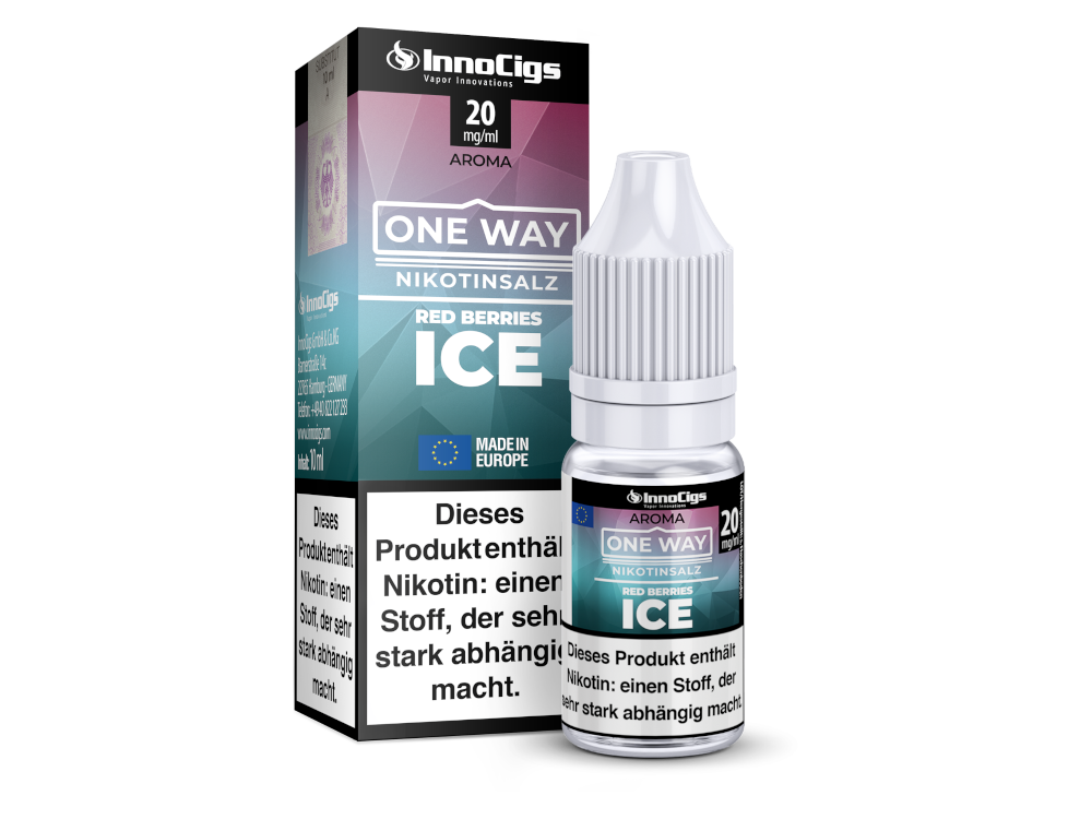 InnoCigs - One Way - Red Berries Ice - Nikotinsalz Liquid 10ml