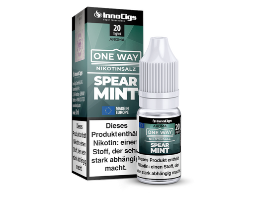 InnoCigs - One Way - Spearmint - Nikotinsalz Liquid 10ml