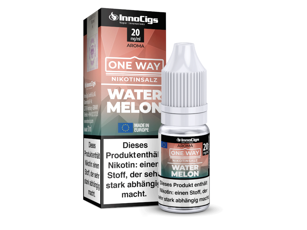 InnoCigs - One Way - Watermelon - Nikotinsalz Liquid 10ml