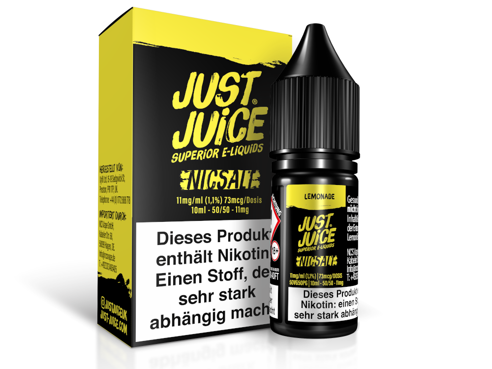 Just Juice - Lemonade - Nikotinsalz Liquid 10ml