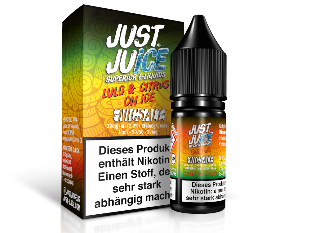 Just Juice - Lulo & Citrus on Ice - Nikotinsalz Liquid 10ml