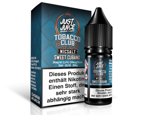 Just Juice - Sweet Cubano - Nikotinsalz Liquid 10ml