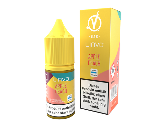 Linvo - Apple Peach - Nikotinsalz Liquid 10ml 20 mg/ml