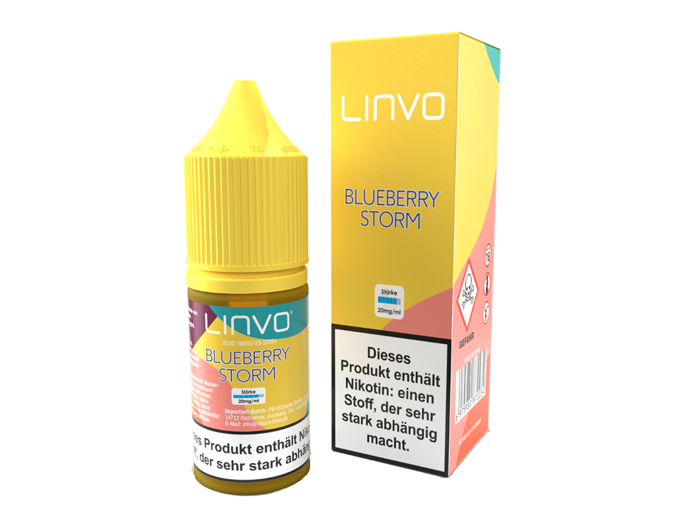 Linvo - Blueberry Storm - Nikotinsalz Liquid 10ml 20 mg/ml