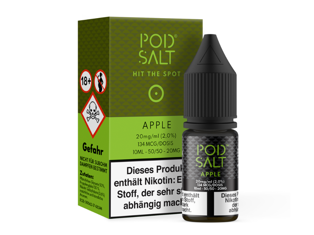 Pod Salt - Apple - Nikotinsalz Liquid 10ml