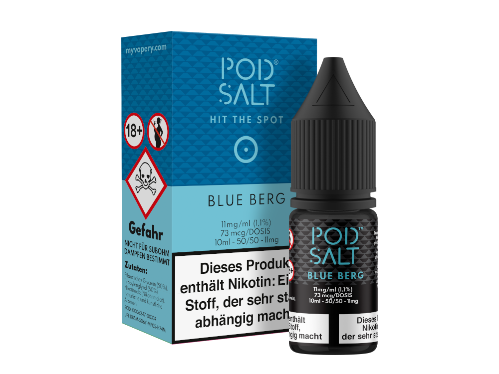 Pod Salt - Blue Berg - Nikotinsalz Liquid 10ml