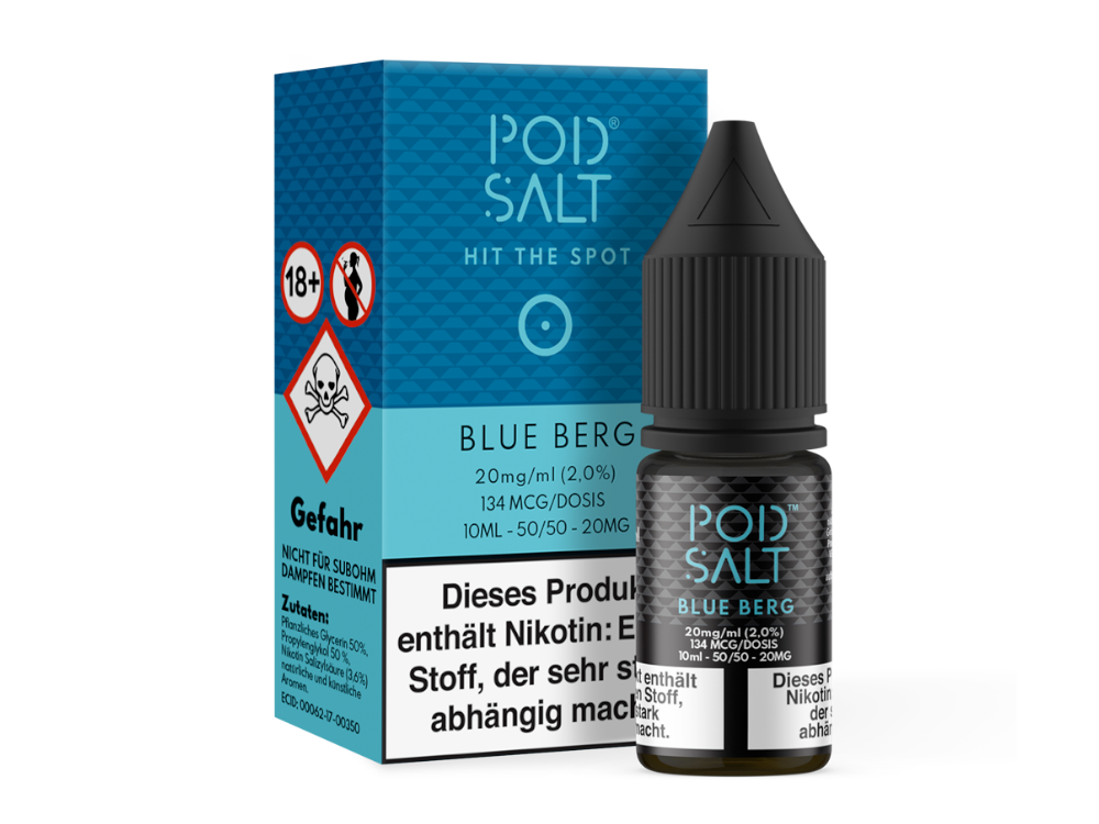 Pod Salt - Blue Berg - Nikotinsalz Liquid 10ml