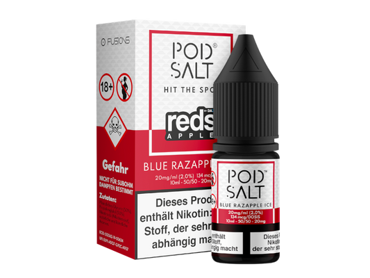 Pod Salt Fusion - Blue Razapple Ice - Nikotinsalz Liquid 10ml