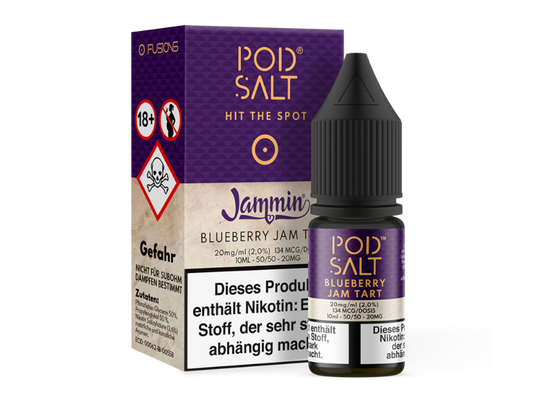 Pod Salt Fusion - Blueberry Jam Tart - Nikotinsalz Liquid 10ml