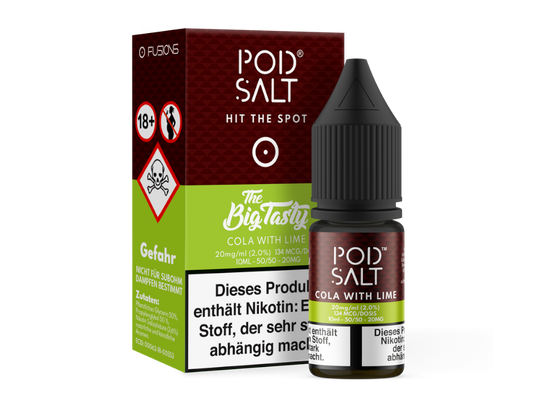 Pod Salt Fusion - Cola with Lime - Nikotinsalz Liquid 10ml