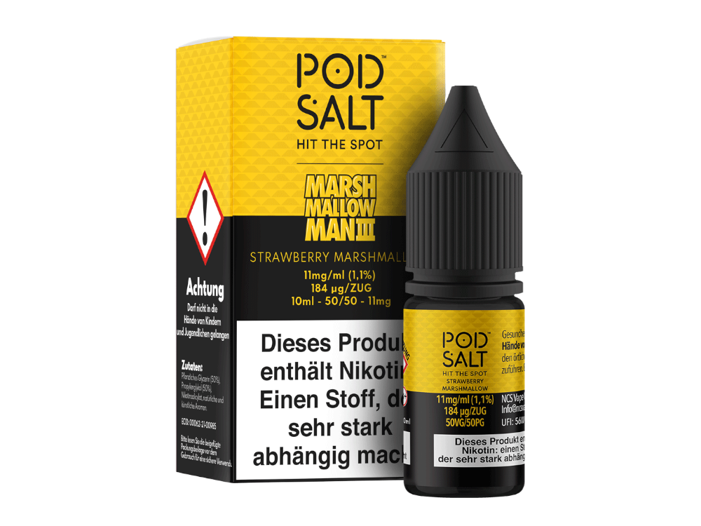 Pod Salt Fusion - Marshmallow Man 3 - Nikotinsalz Liquid 10ml