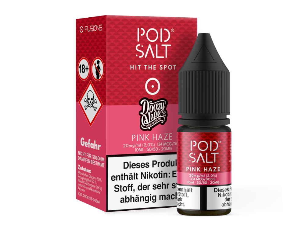 Pod Salt Fusion - Pink Haze - Nikotinsalz Liquid 10ml