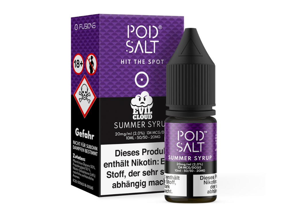 Pod Salt Fusion - Summer Syrup - Nikotinsalz Liquid 10ml