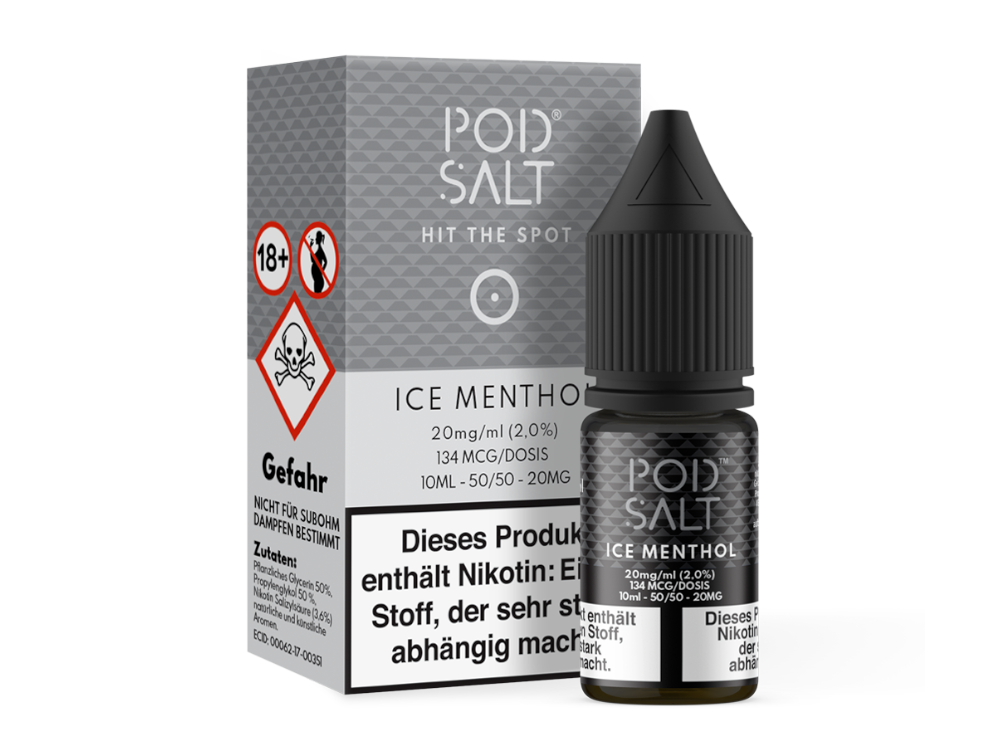 Pod Salt - Ice Menthol - Nikotinsalz Liquid 10ml