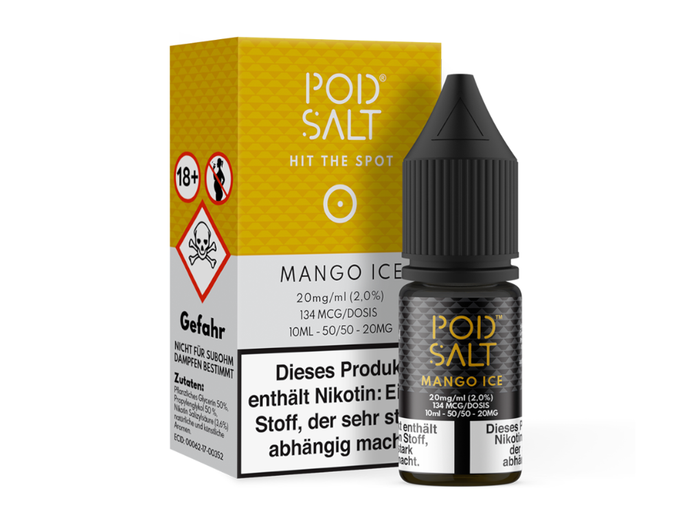 Pod Salt - Mango Ice - Nikotinsalz Liquid 10ml